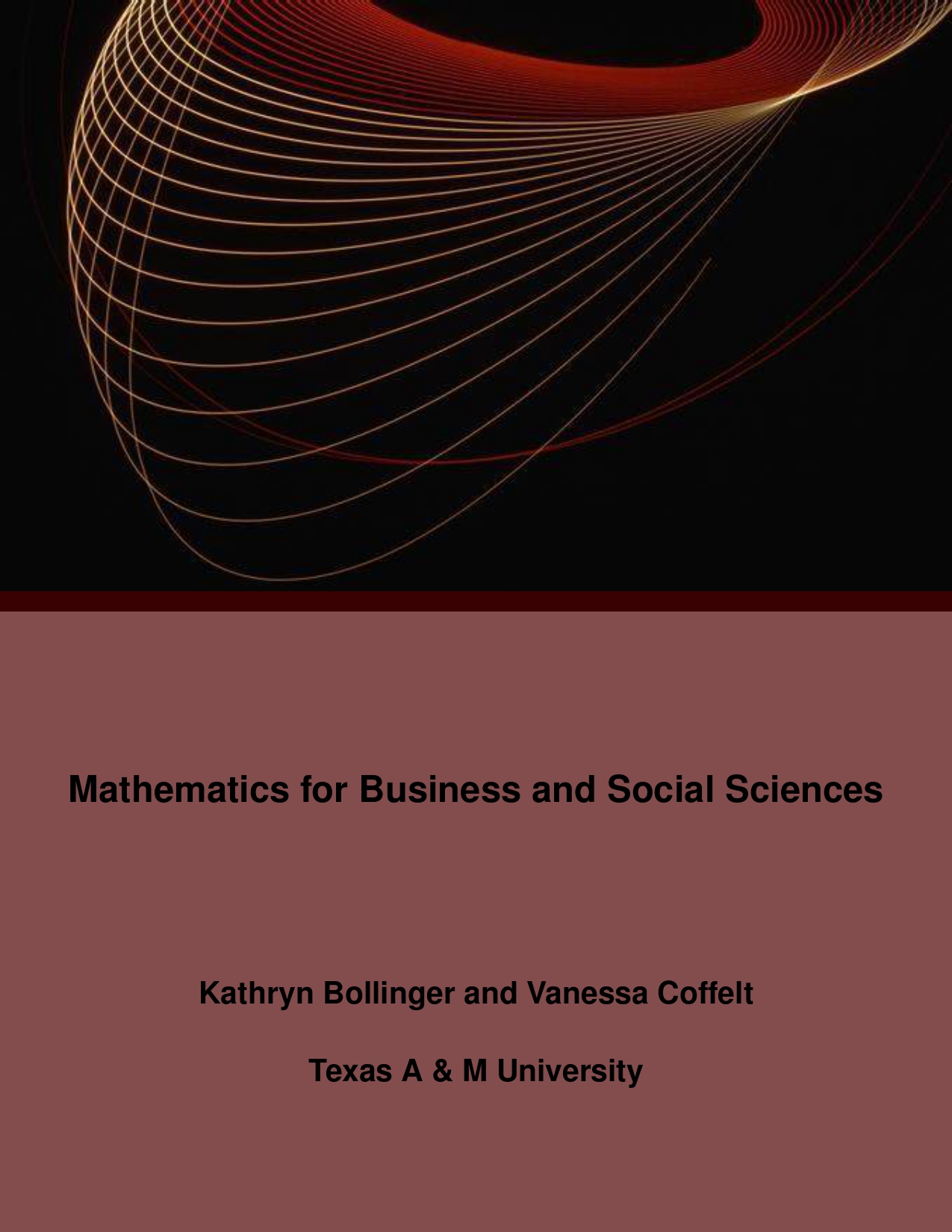 Mathematics for business and social sciences