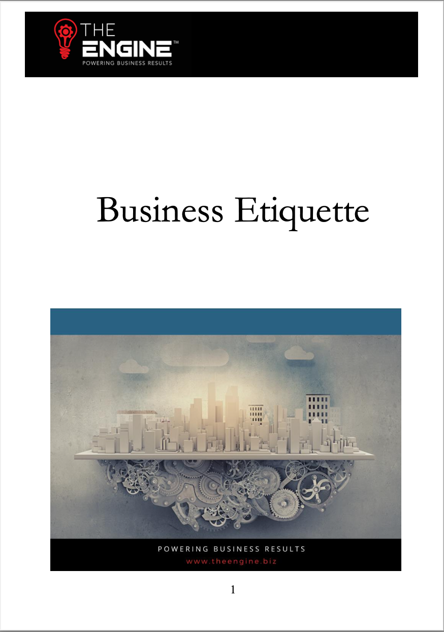 Business Etiquette